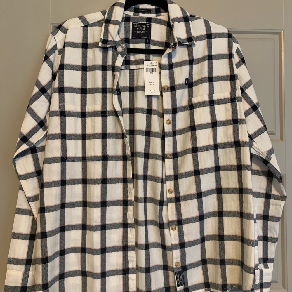 Abercrombie boyfriend flannel